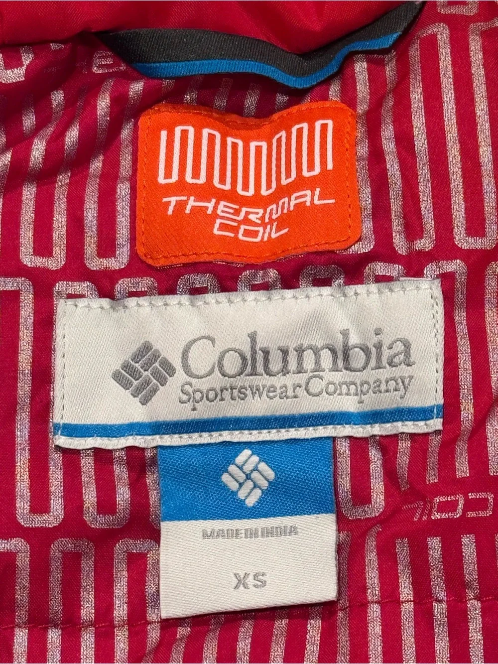 Columbia Thermal Coil Kids Hooded Jacket - Size XS